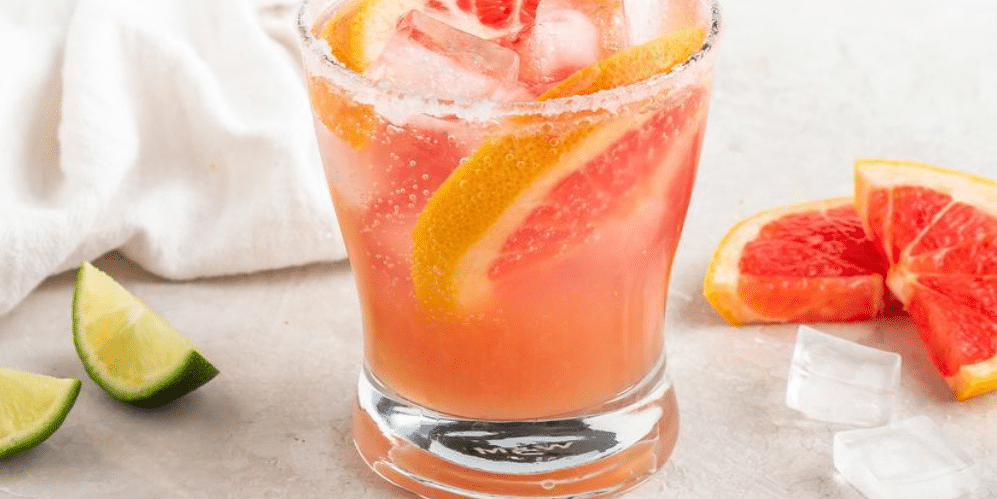 grapefruit margarita mocktail