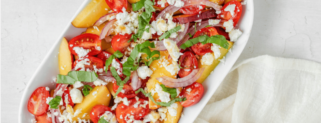 Peach & Tomato Salad
