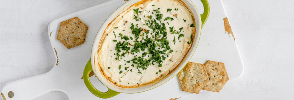 Baked Goat Cheese & Sundried Tomato Dip