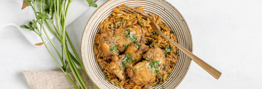 One Pan Shawarma Spiced Chicken Bowl